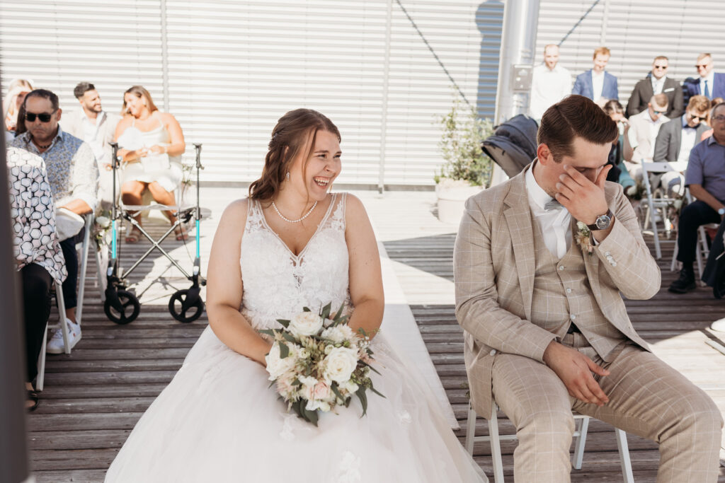 Freie Trauung einer Hochzeit